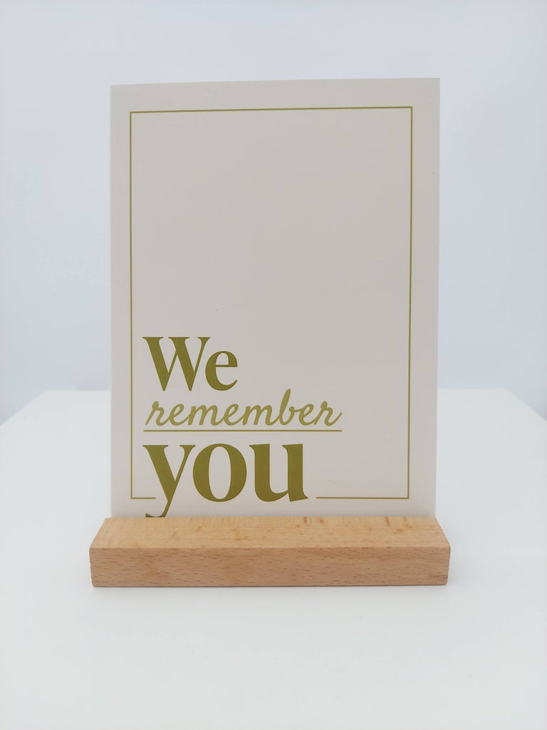 We Remember You (pediatric) card set
