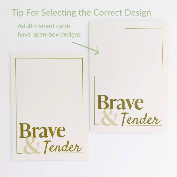 Tip for selecting pediatric patient card