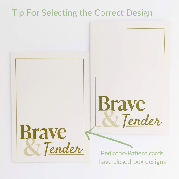 Tip for selecting pediatric patient cards